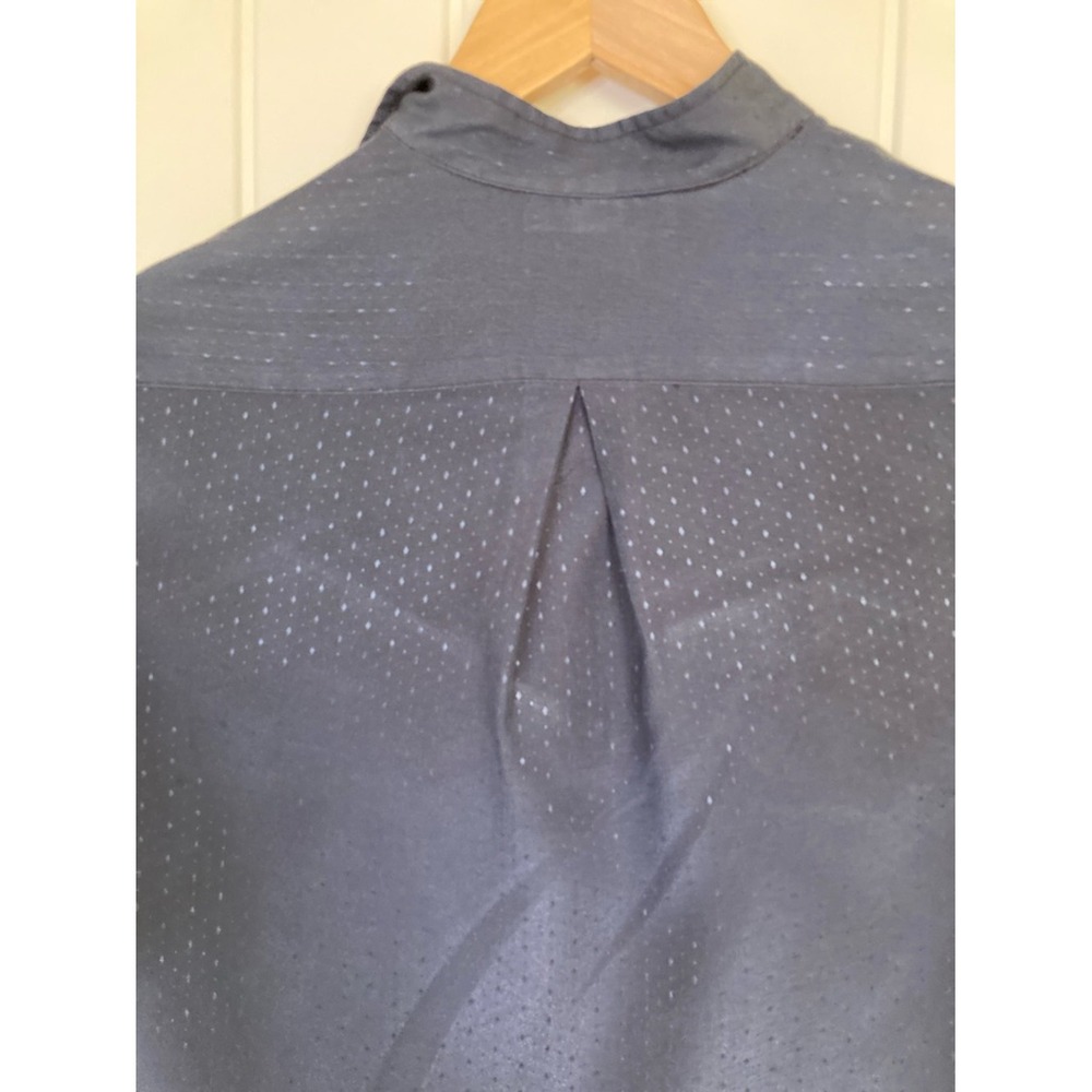 VTG Don Sayers for Gamut Navy Long-Sleeve Button-Up Blouse Size 6 Long Sleeve - Picture 10 of 10